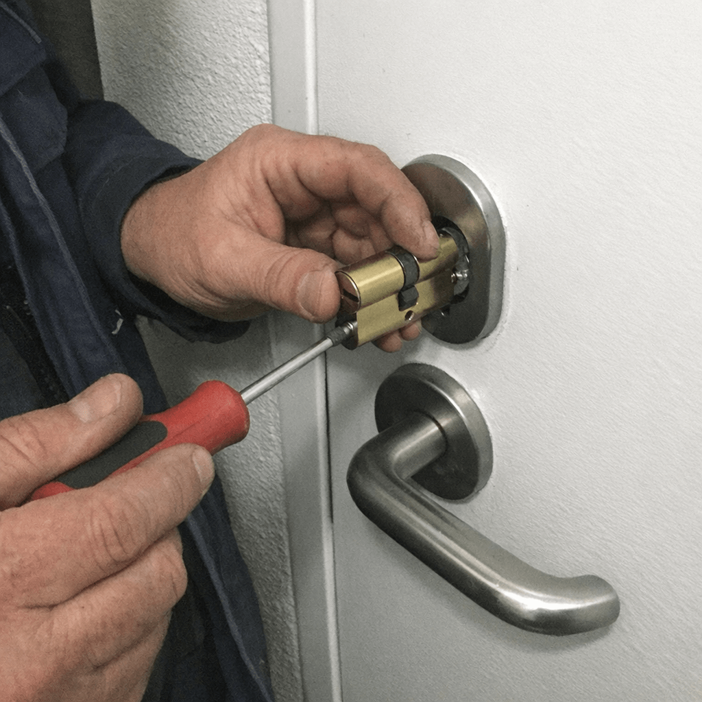 Montage eines einbruchhemmenden Sicherheitszylinders