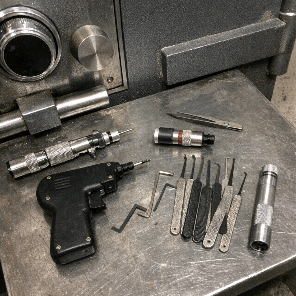 Präzisionswerkzeuge für die Öffnung von Wertgelassen